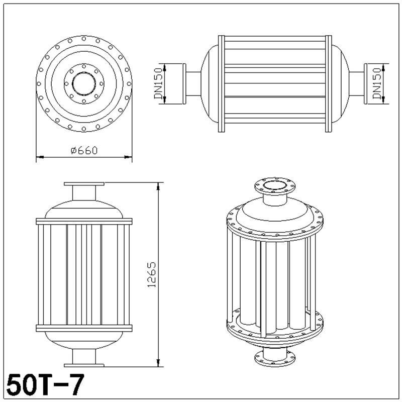 50T(7J)Габаритный чертеж